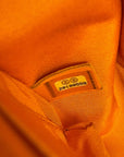 Chanel Orange Quilted Leather New Medium Boy Flap Bag