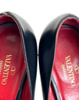 Valentino VLTN Black Leather Pumps Size EU 36.5