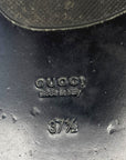 Gucci Black Leather GG Marmont Thong Flats EU 37