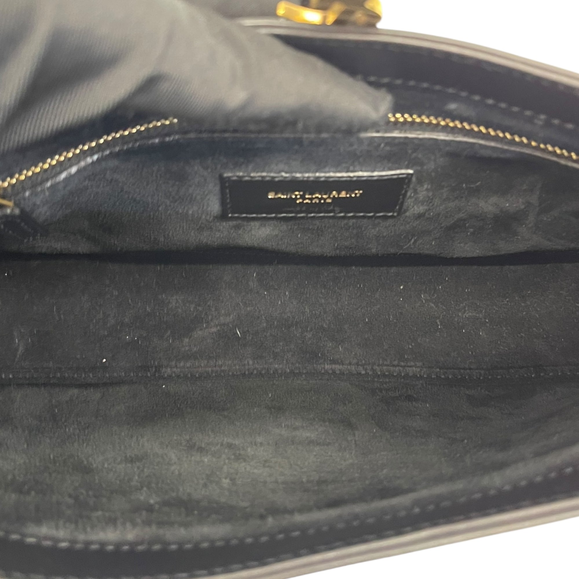 Saint Laurent Le 5 à 7 Black Smooth Leather Hobo Bag