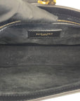 Saint Laurent Le 5 à 7 Black Smooth Leather Hobo Bag