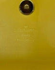 Louis Vuitton Sobe Clutch Yellow Patent Leather