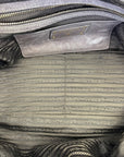 Prada Grey Vitello Shine Bauletto Bag