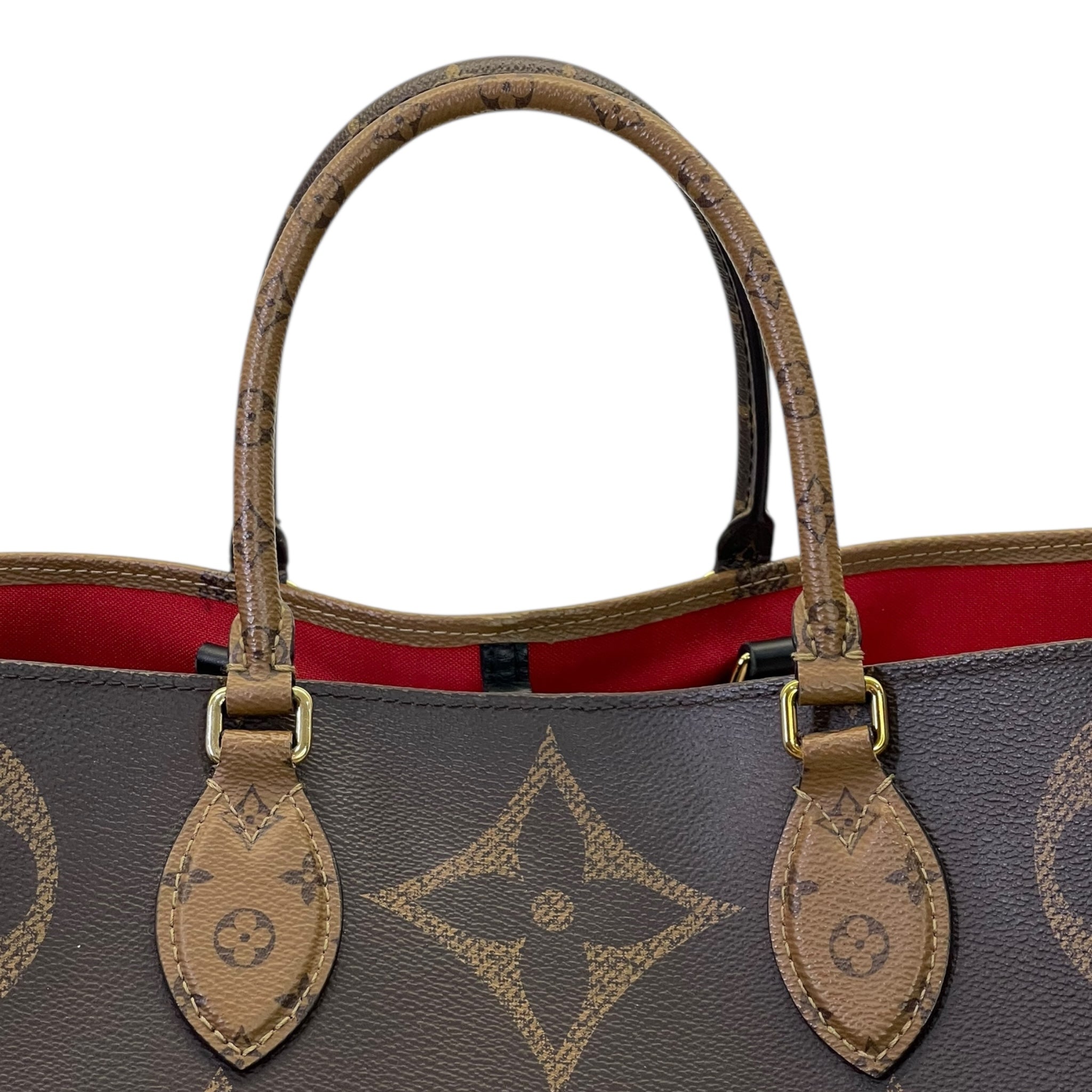 Louis Vuitton OnTheGo GM Tote Bag Giant Reverse Monogram Coated Canvas