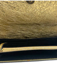 Versace Metallic Gold Clutch