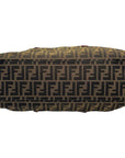 Fendi Tobacco/Purple Zucca Canvas and Suede Medium Chef De Jour Bag