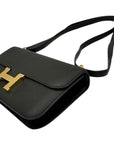 Hermes Constance Elan Black Epsom GHW