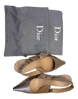 Dior Slingbacks Shimmer Strap EU37