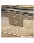 Gucci Gold Metallic Leather Horse Bit Clutch