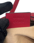 Gucci GG Marmont Leather Handbag in Red