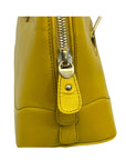Salvatore Ferragamo Yellow Saffiano Leather Darina