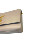 Saint Laurent Beige Leather Kate Shoulder Bag