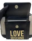 Love Moschino White/Black Casual Crossbody Bag