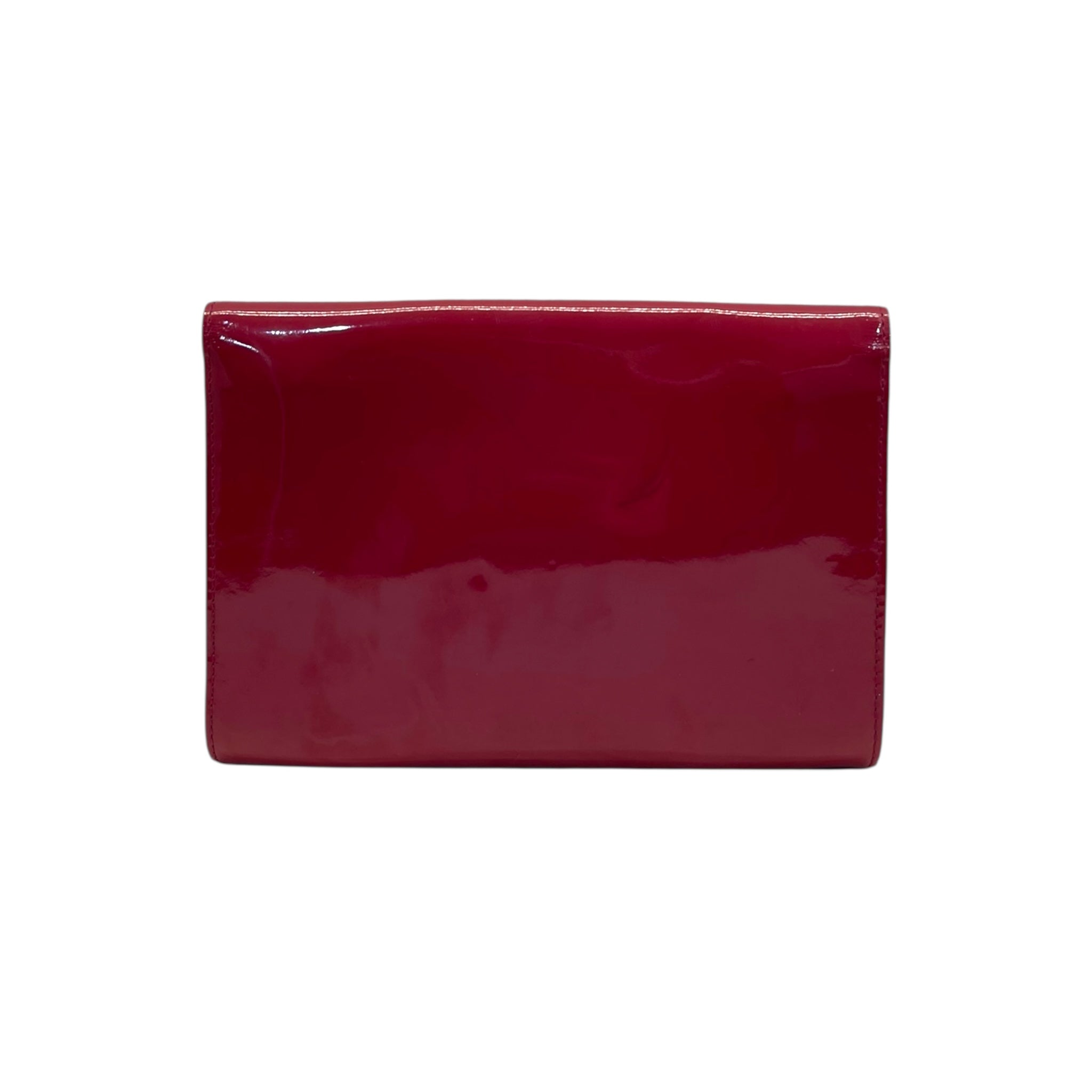 Louis Vuitton Patent Leather Louise MM Clutch
