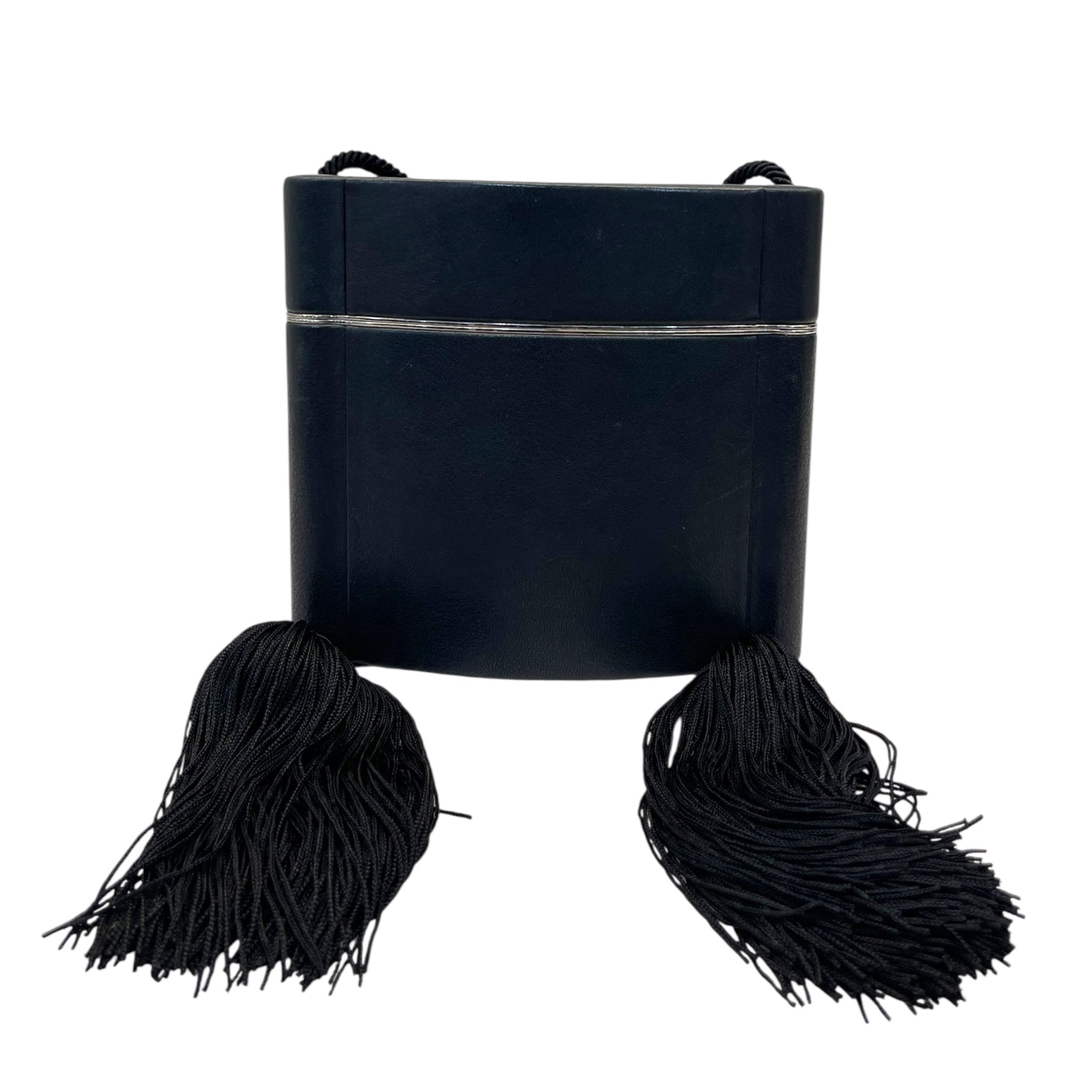 Saint Laurent "Tuxedo Box Minaudière" with Tassels Crossbody Bag