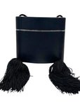 Saint Laurent "Tuxedo Box Minaudière" with Tassels Crossbody Bag