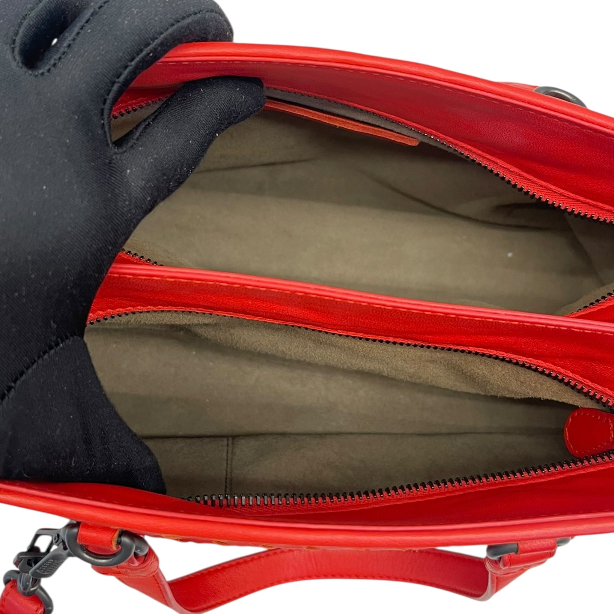 Bottega Veneta Red Intrecciato Leather Garda Tote Bag