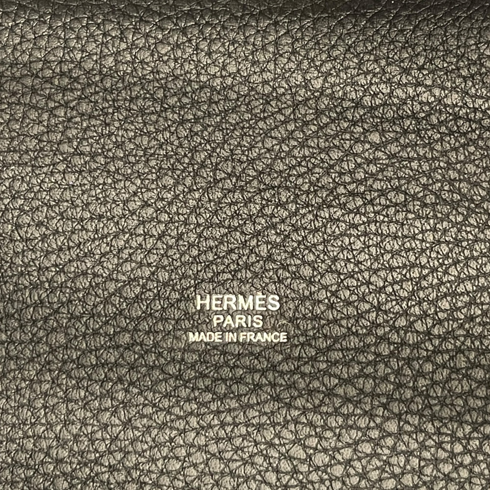 Hermes Picotin Lock 18 Black Clemence Palladium Hardware
