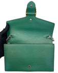 Gucci Green Leather Small Dionysus Shoulder Bag