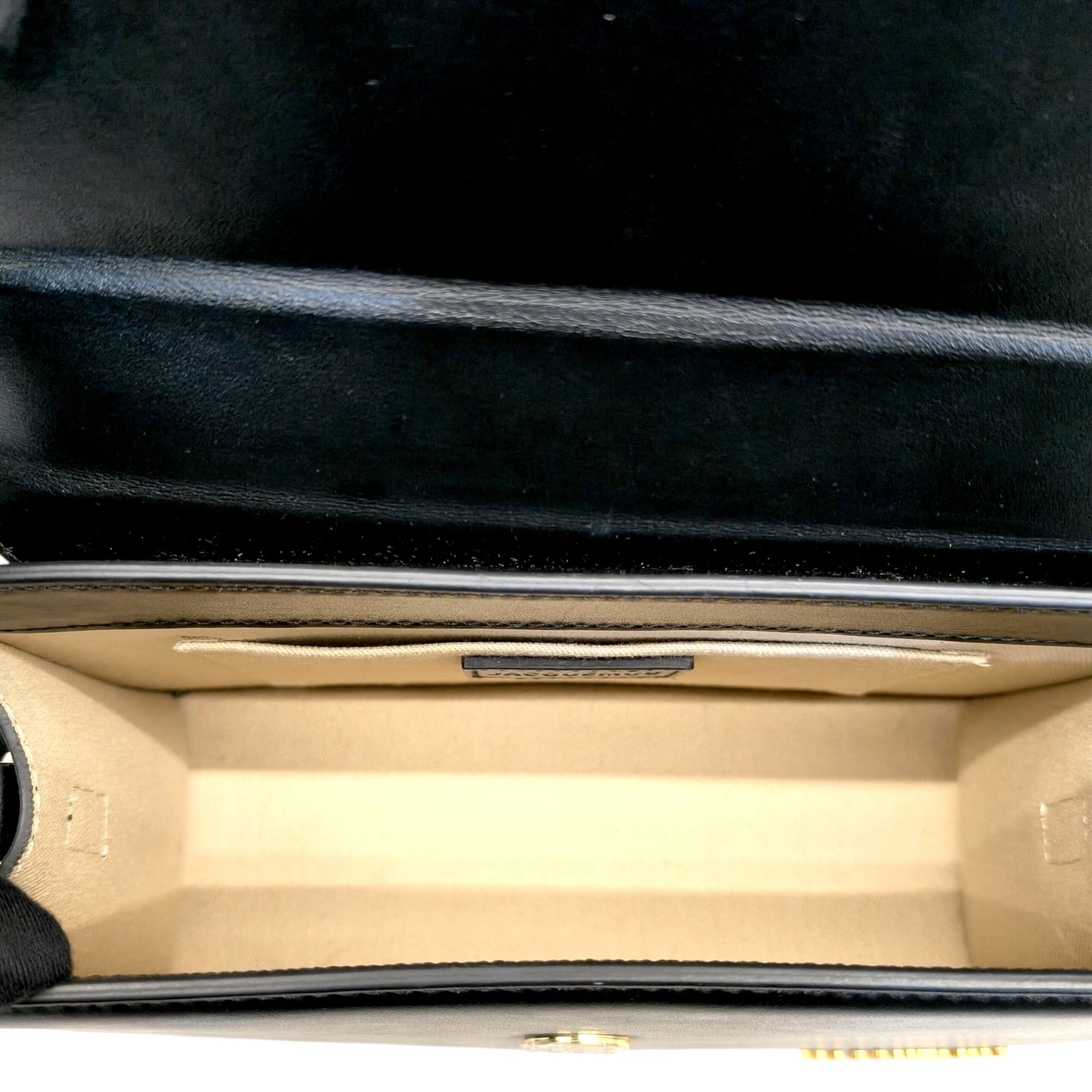 Jacquemus Black Leather Grand Le Chiquito Top Handle Bag