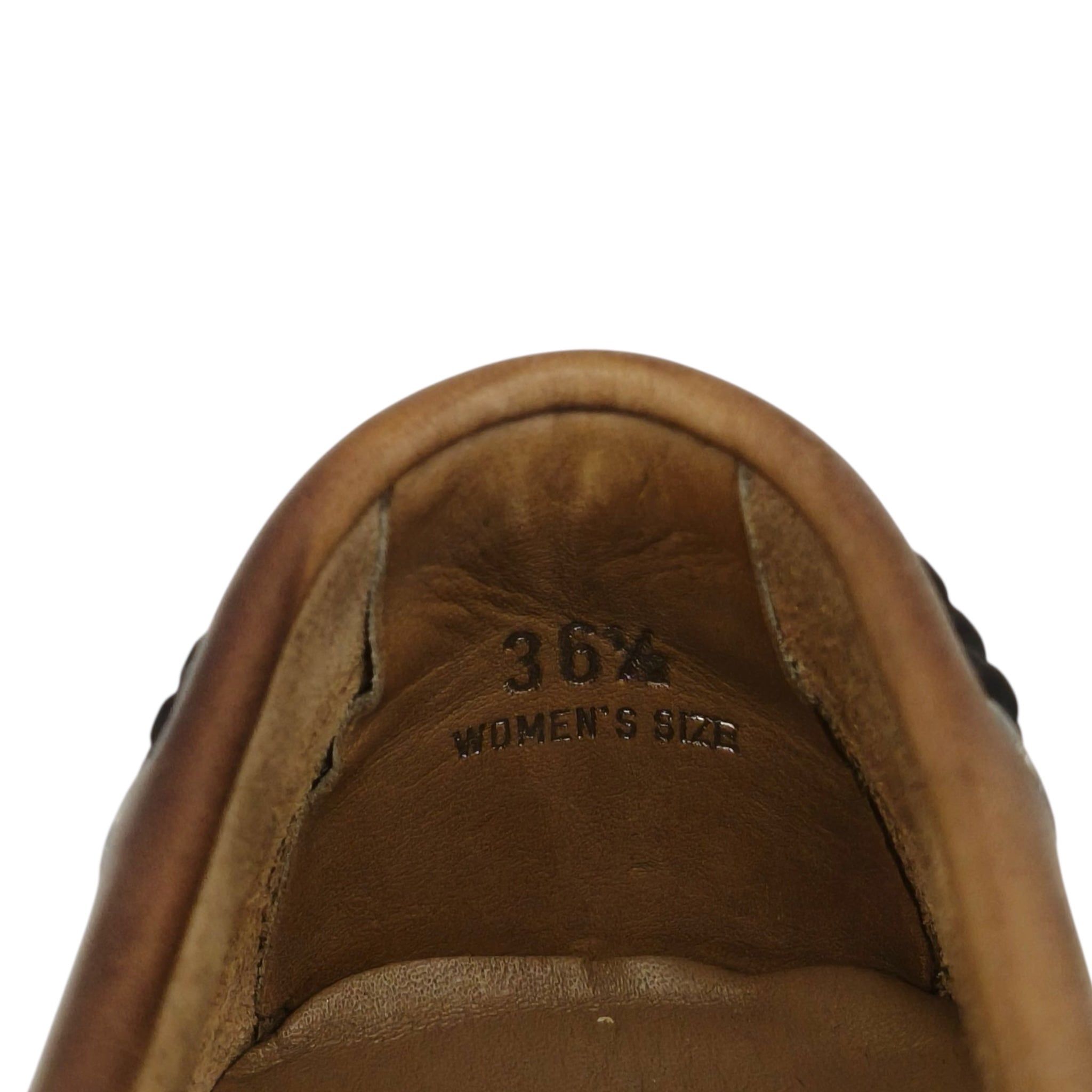 Tod's Gommini Bow Brown Leather Women Loafers EU 36.5