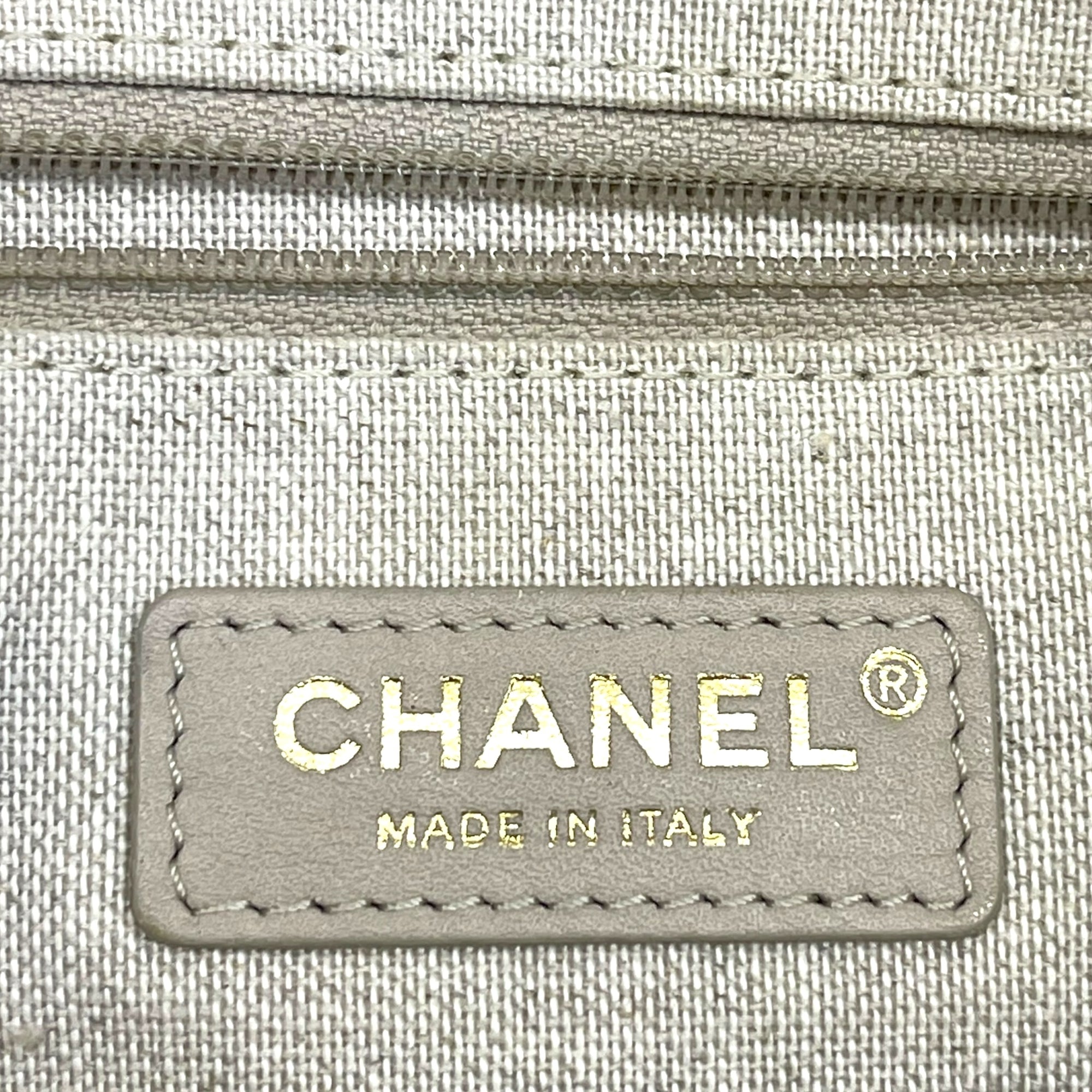 Chanel 2022 Enamel Medium Deauville Tote Bag