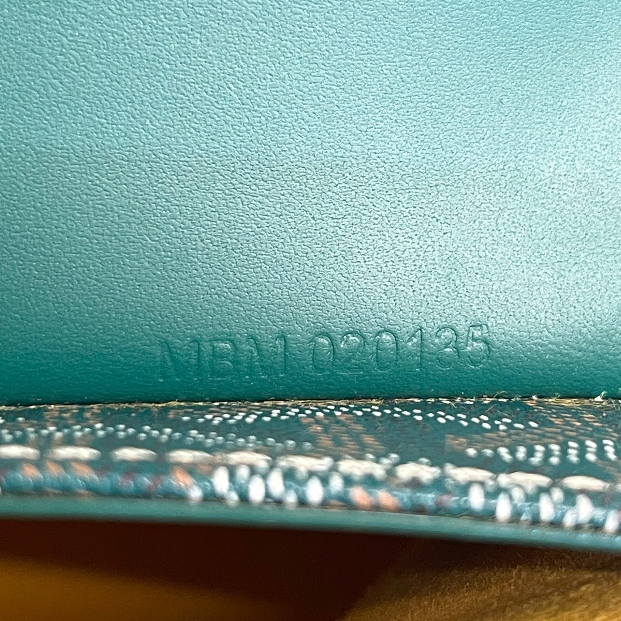 Goyard Green Coated Canvas and Leather PM Saigon Top Handle Bag