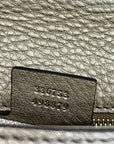 Gucci Gold Pebbled Leather Soho Clutch
