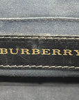 Burberry Haymarket Check Maydown Crossbody Bag in Black Leather and Coated Canvas