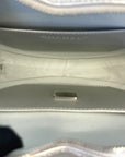 Chanel Heart Bag Metallic Silver Lambskin