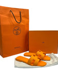 Hermes Oran Sandals Size EU 38.5