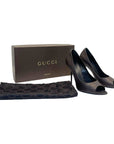 Gucci GG Brown Pump Heels EU 37.5