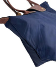 Longchamp Navy Foldable Large Tote Bag