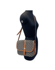 Goyard Belvedere Black/Tan Canvas PM Bag