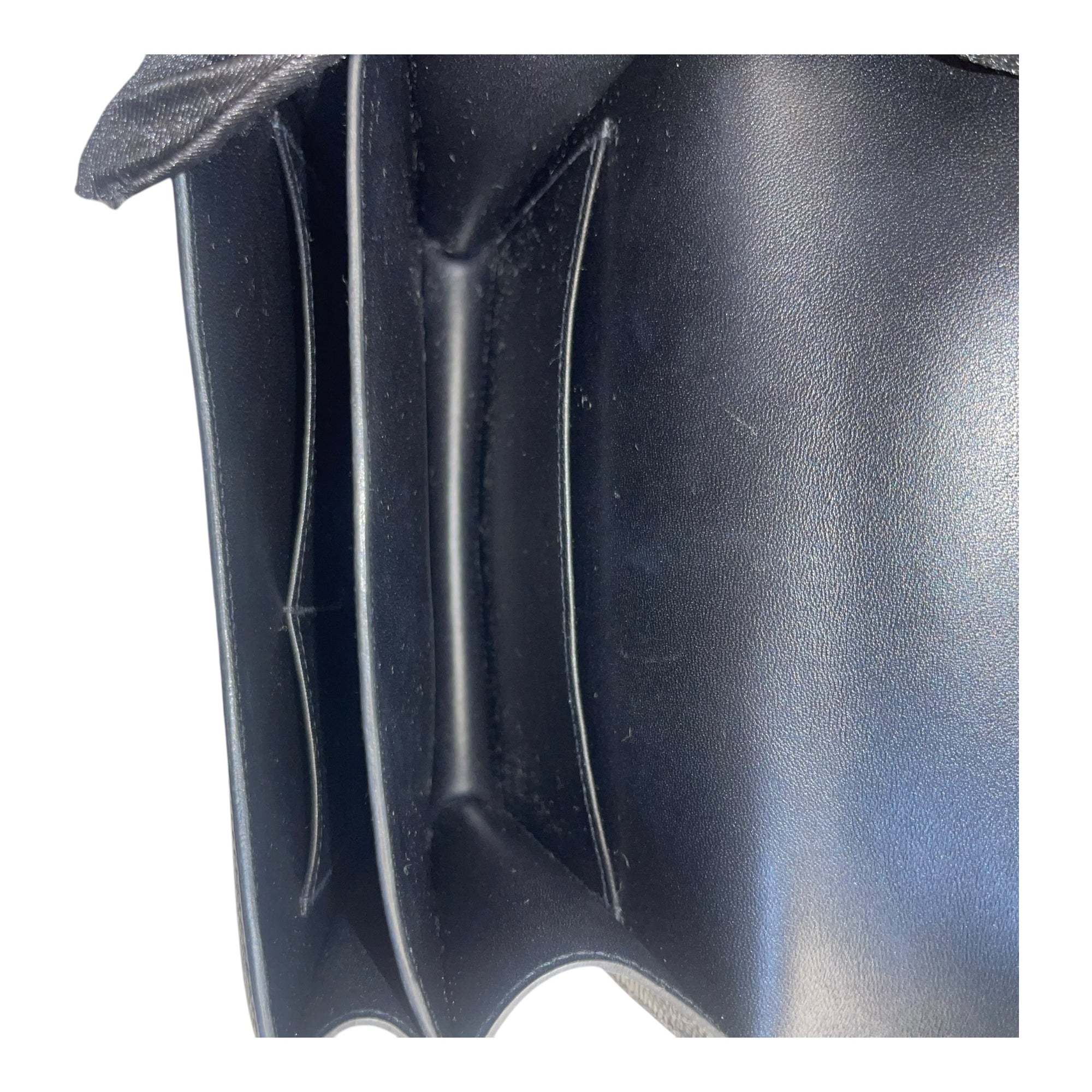 Hermes Miroir Black Epsom Constance III Mini Bag