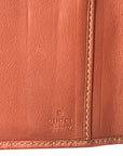 Gucci Continental Wallet in Orange Leather