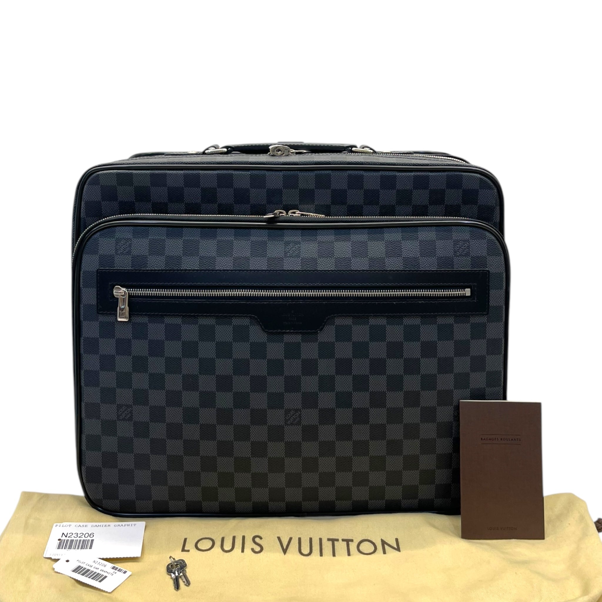 Louis Vuitton Damier Graphite Canvas Pilot Cabin Trolley bag