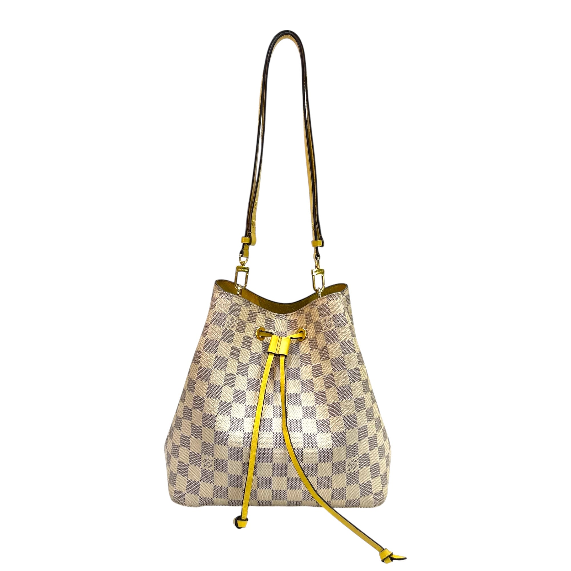 Louis Vuitton Neonoe Damier Azur Pineapple Shoulder Bag