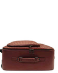 Bottega Veneta Trolley VN Leather Suitcase Red