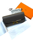 Hermès Constance To Go Wallet Etoupe Epsom GHW