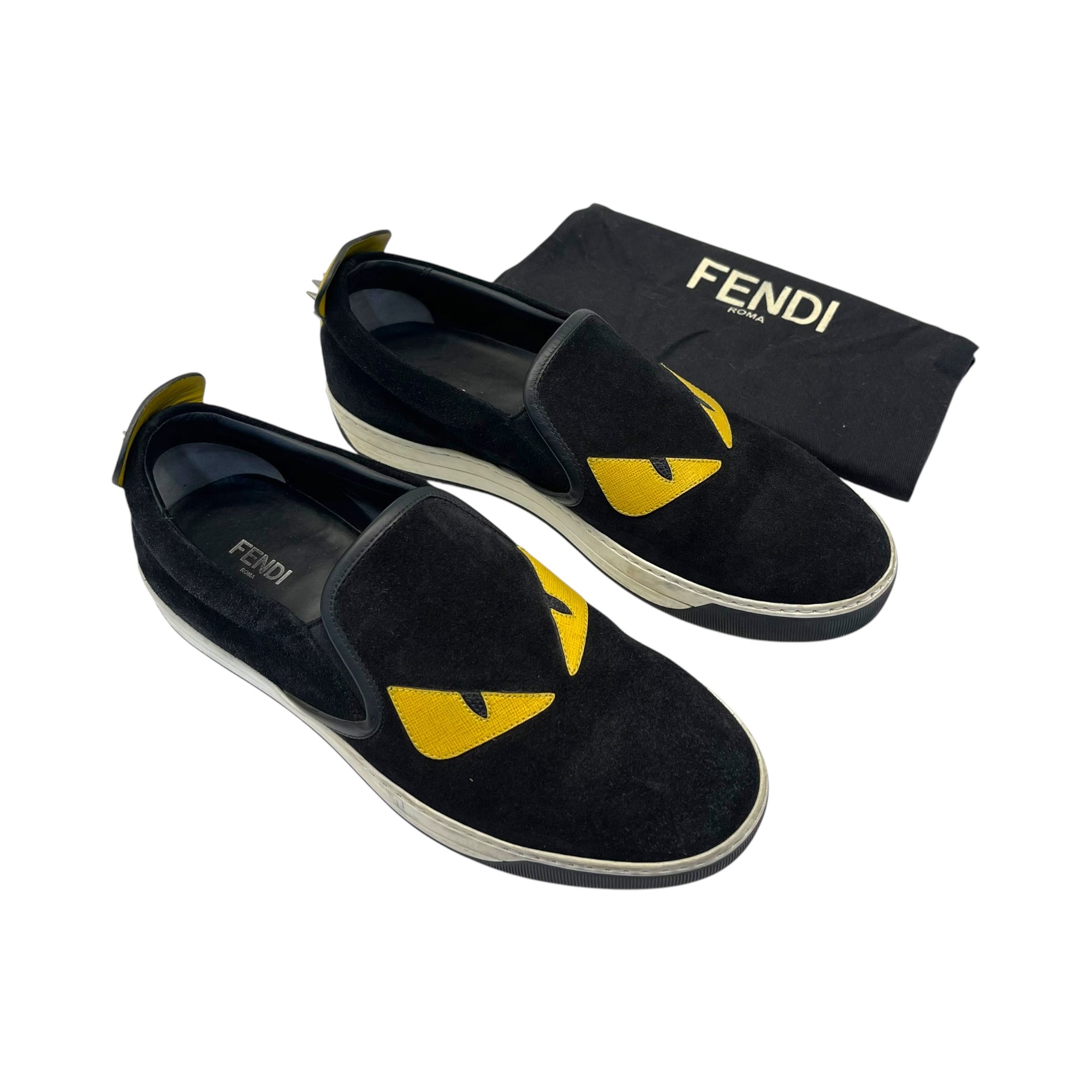 Fendi Moneter Eyes Slip-Ons Women EU 40