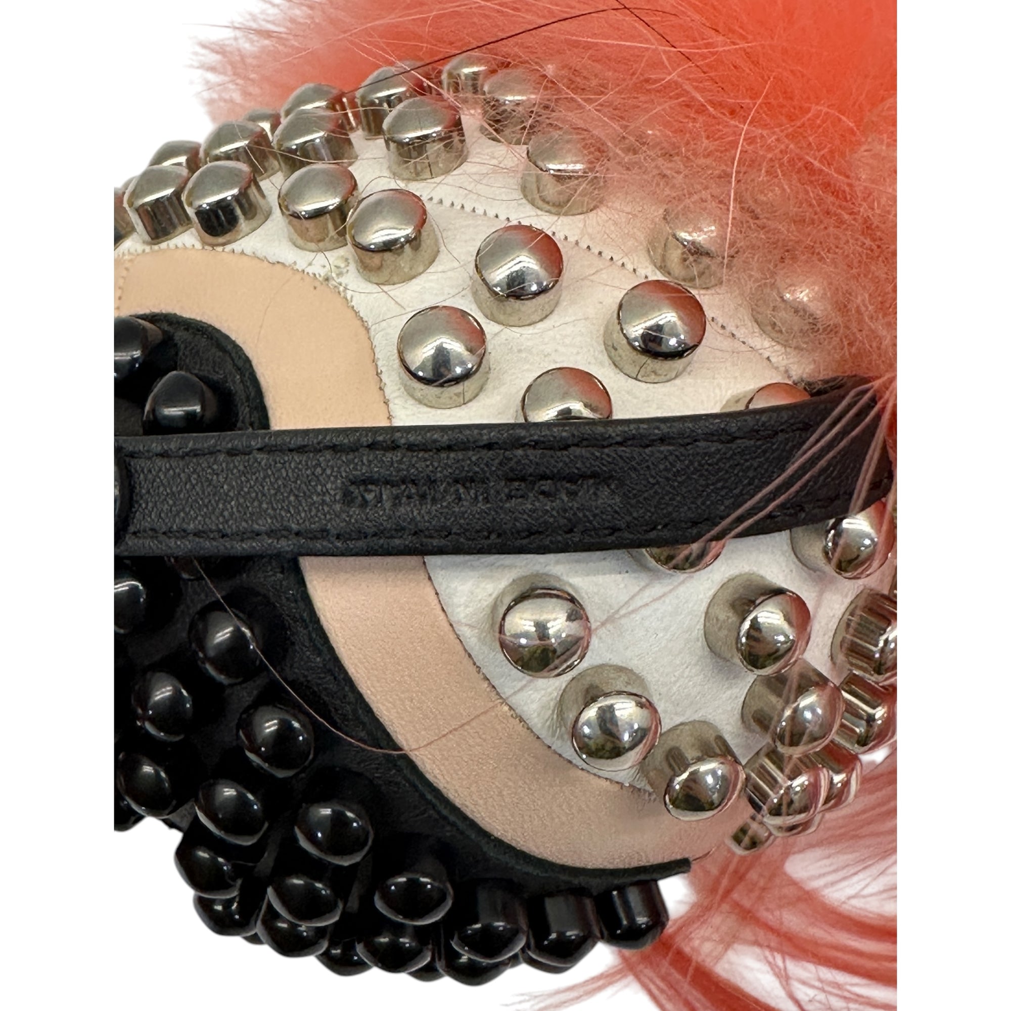Fendi Pink Fur and Leather Karlito Bag Charm