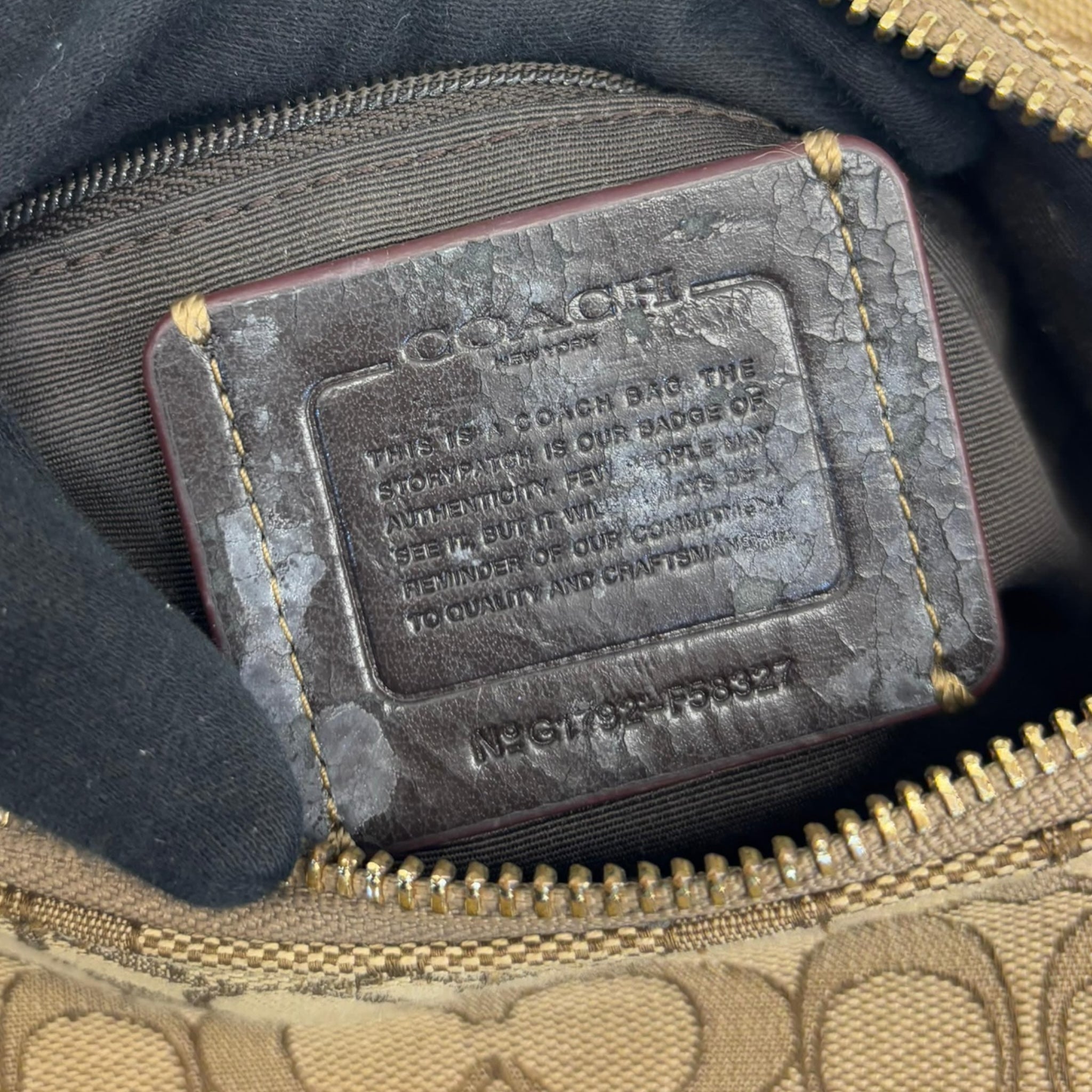 Coach Signature Hobo Bag