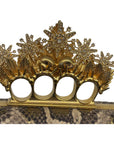 Alexander McQueen Python Knuckle Clutch