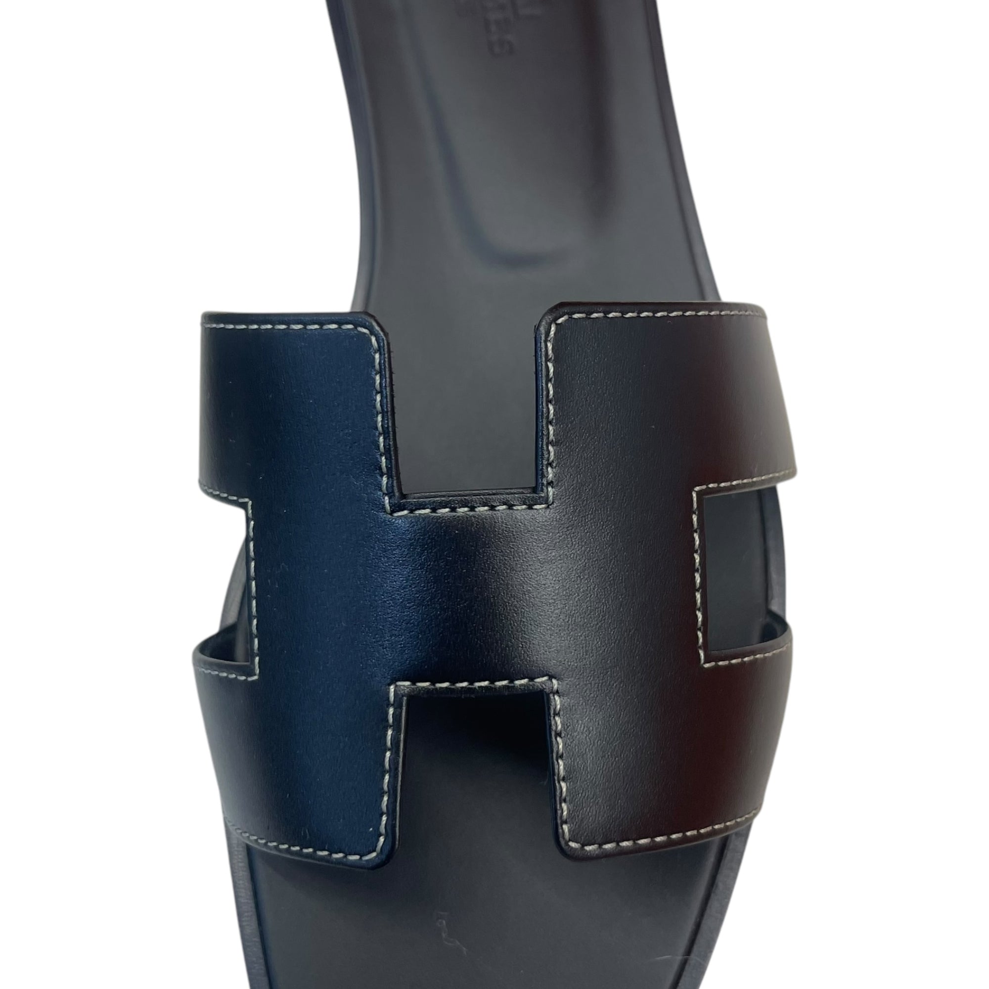 Hermes Orans in Black 39 EU