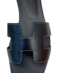 Hermes Orans in Black 39 EU
