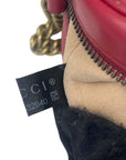 Gucci GG Marmont Leather Handbag in Red