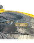 Salvatore Ferragamo Yellow Saffiano Leather Darina