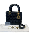 Christian Dior Mini Lady Dior Black Cannage Bag