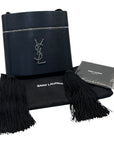 Saint Laurent "Tuxedo Box Minaudière" with Tassels Crossbody Bag